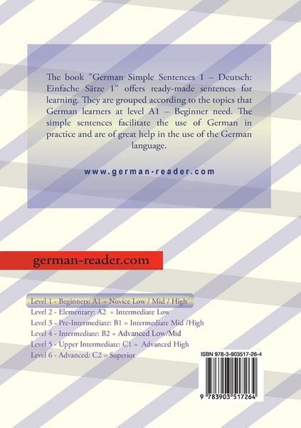 Produktbild: German Simple Sentences 1