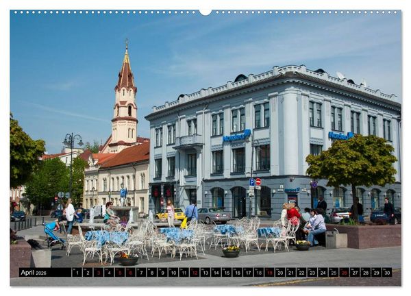 Produktbild: Hauptst&auml;dte des Baltikums (hochwertiger Premium Wandkalender 2026 DIN A2 quer), Kunstdruck in Hochglanz
