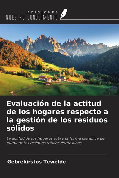 Produktbild: Evaluaci&oacute;n de la actitud de los hogares respecto a la gesti&oacute;n de los residuos s&oacute;lidos