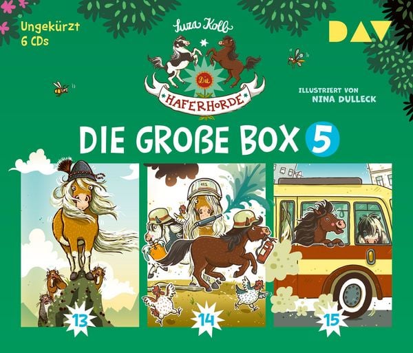 Produktbild: Die Haferhorde &ndash; Die gro&szlig;e Box 5 (Teil 13-15)