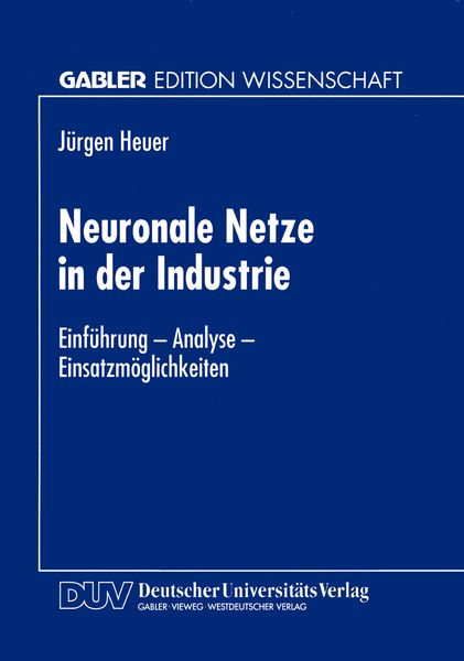Produktbild: Neuronale Netze in der Industrie