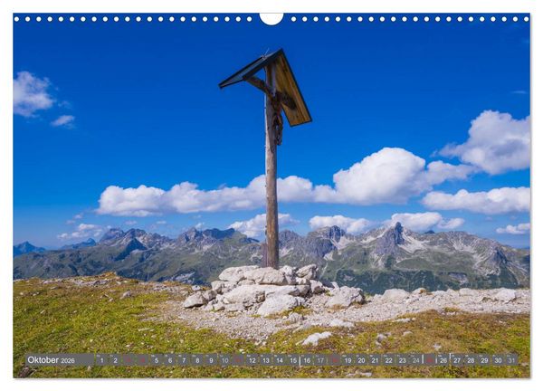 Produktbild: Wanderziele rund um Oberstdorf (Wandkalender 2026 DIN A3 quer), CALVENDO Monatskalender