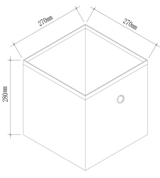 Produktbild: 6er Set Faltbox Klappbox Aufbewahrungsbox Boxas