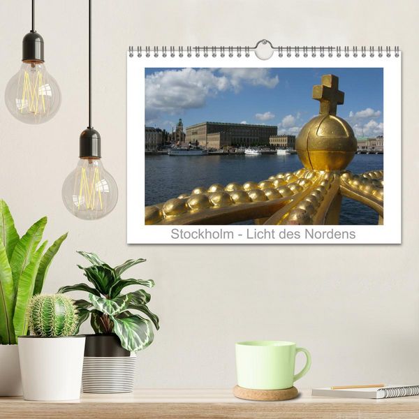 Produktbild: Stockholm - Licht des Nordens (Wandkalender 2026 DIN A4 quer), CALVENDO Monatskalender