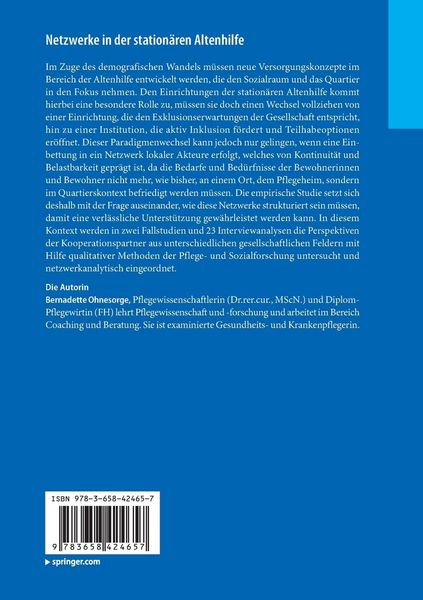 Produktbild: Netzwerke in der station&auml;ren Altenhilfe