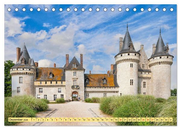 Produktbild: Ch&acirc;teaux. Im Tal der Loire (Tischkalender 2026 DIN A5 quer), CALVENDO Monatskalender