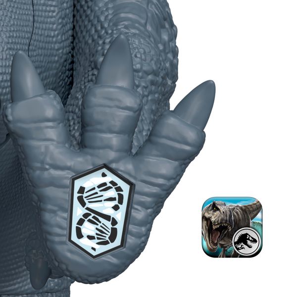 Produktbild: Jurassic World: Die Wiedergeburt Wild Roar Abelisaurus-Dinosaurierspielzeug mit schwanzgesteuertem Bei&szlig;angriff und Br&uuml;llger&auml;usch
