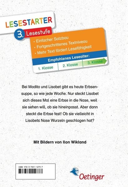 Produktbild: Als Lisabet sich eine Erbse in die Nase steckte