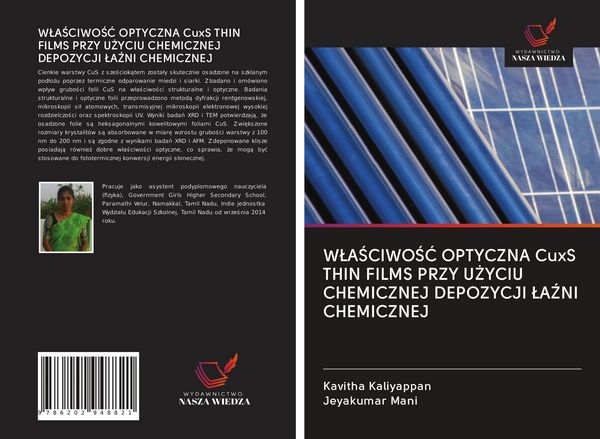 Produktbild: W&iquest;a&iquest;ciwo&iquest;&iquest; Optyczna Cuxs Thin Films Przy U&iquest;yciu Chemicznej Depozycji &iquest;a&iquest;ni Chemicznej