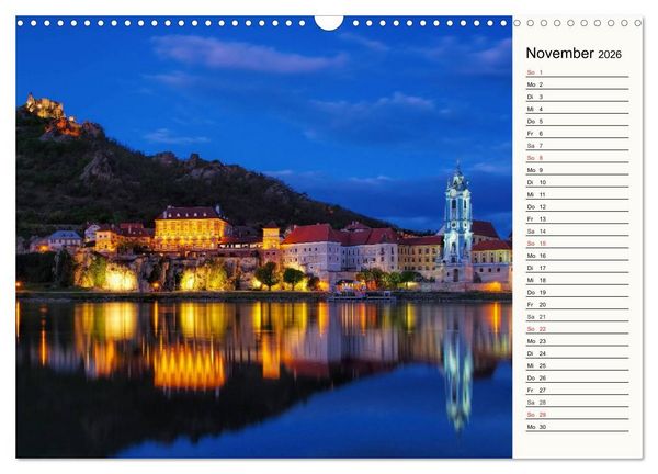 Produktbild: Die Wachau - An der Donau zwischen Melk und Krems (Wandkalender 2026 DIN A3 quer), CALVENDO Monatskalender