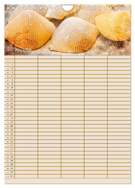 Produktbild: Italienische K&uuml;che mit Familienplaner (Wandkalender 2026 DIN A4 hoch), CALVENDO Monatskalender