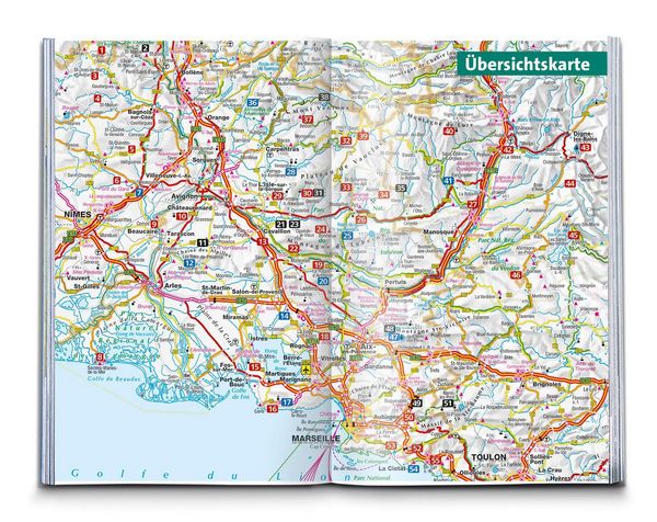 Produktbild: KOMPASS Wanderf&uuml;hrer Provence, 55 Touren mit Extra-Tourenkarte