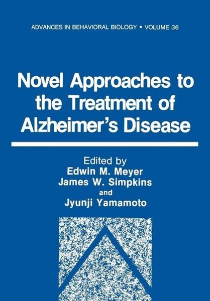 Produktbild: Novel Approaches to the Treatment of Alzheimer's Disease