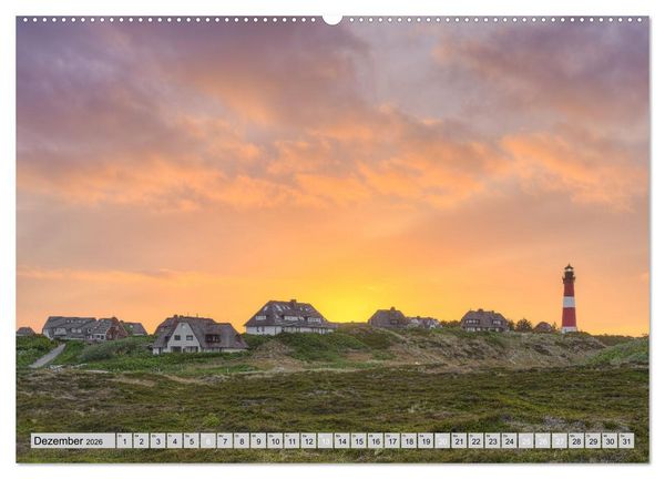 Produktbild: Wundersch&ouml;nes Sylt - Perle der Nordsee (Wandkalender 2026 DIN A2 quer), CALVENDO Monatskalender