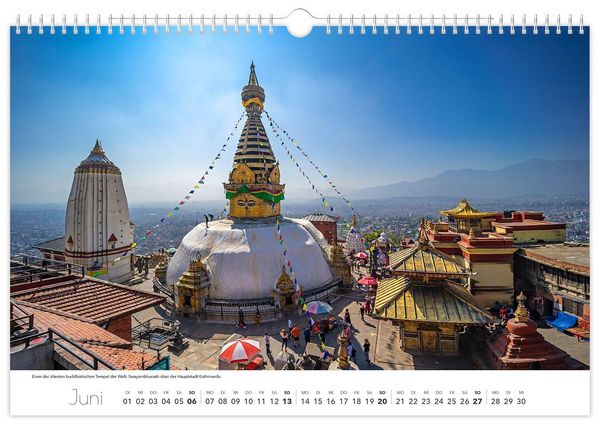 Produktbild: Kalender Reise durch Nepal 2027