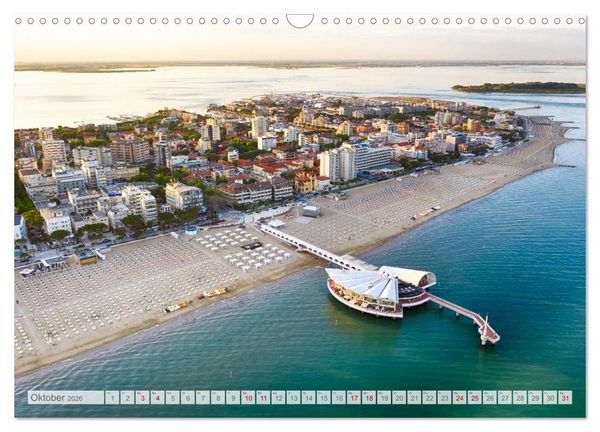 Produktbild: Lignano in Italien. Sommer Strand und Meer (Wandkalender 2026 DIN A3 quer), CALVENDO Monatskalender