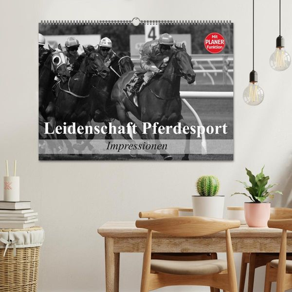 Produktbild: Leidenschaft Pferdesport - Impressionen (Wandkalender 2026 DIN A2 quer), CALVENDO Monatskalender
