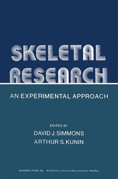 Produktbild: Skeletal Research: An Experimental Approach