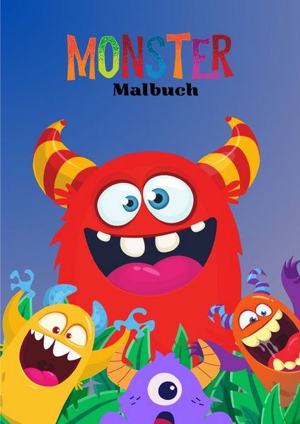 Produktbild: Malbuch Monster DIN A4