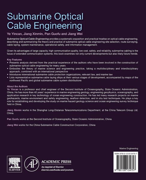 Produktbild: Submarine Optical Cable Engineering