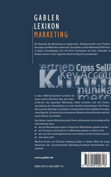 Gabler Lexikon Marketing
