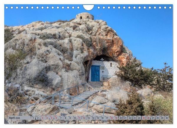 Produktbild: Cyprus, the sunny Mediterranean paradise (Wall Calendar 2026 DIN A4 landscape), CALVENDO 12 Month Wall Calendar