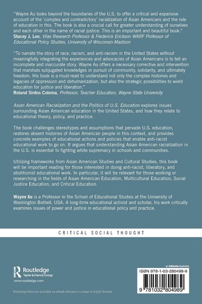 Produktbild: Asian American Racialization and the Politics of U.S. Education