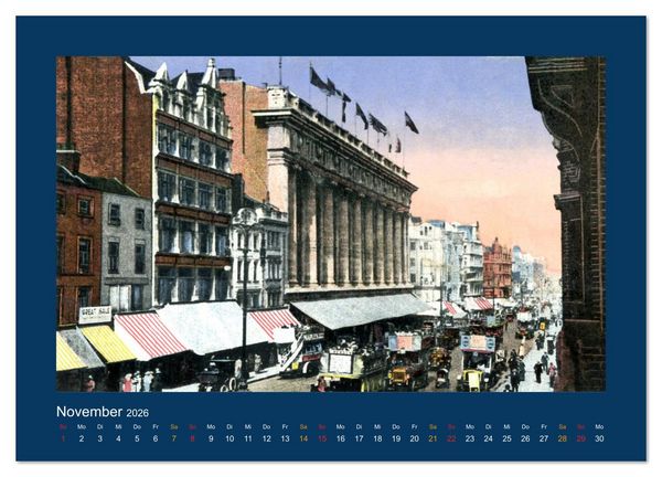 Produktbild: Historisches London von 1888 bis 1918 (Wandkalender 2026 DIN A3 quer), CALVENDO Monatskalender