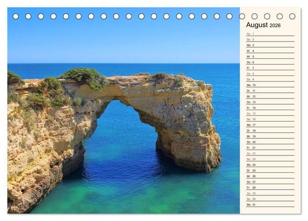 Produktbild: Portugal (Tischkalender 2026 DIN A5 quer), CALVENDO Monatskalender