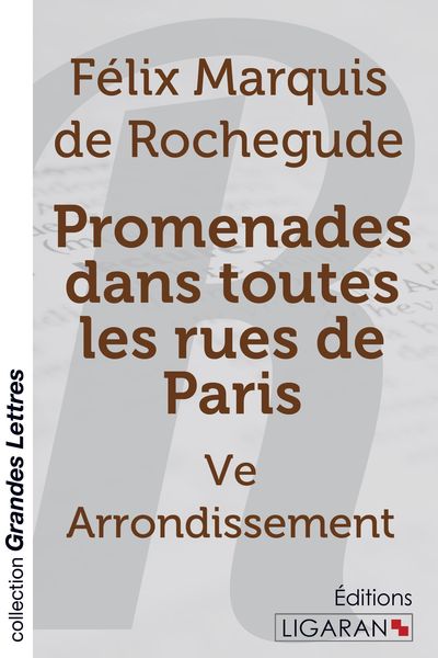Produktbild: Promenades dans toutes les rues de Paris (grands caract&egrave;res)