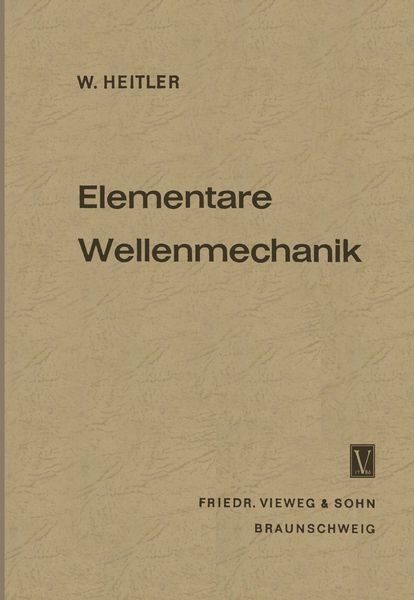 Produktbild: Elementare Wellenmechanik
