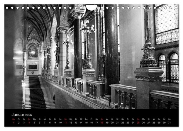 Produktbild: Budapest einfach liebenswert (Wandkalender 2026 DIN A4 quer), CALVENDO Monatskalender