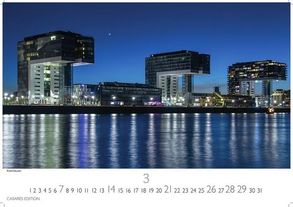 Produktbild: K&ouml;ln Kalender 2027 &ndash; Wandkalender | Fotokalender Deutschland 50x35cm &ndash; beeindruckende Fotos vom Dom, Rhein & Altstadt, gro&szlig;formatig, hochwertigl verarbeitet
