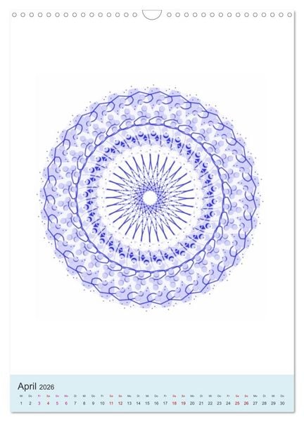 Produktbild: Transluzent-Mandalas (Wandkalender 2026 DIN A3 hoch), CALVENDO Monatskalender