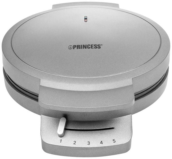 Produktbild: Princess 132380 Waffeleisen Grau (metallic)