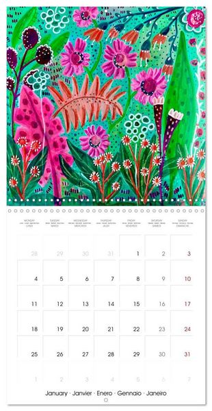 Produktbild: Garden Of Joy 2027 (Wall Calendar 2027 12 &times; 12 Inch) CALVENDO 12 Month Wall Calendar