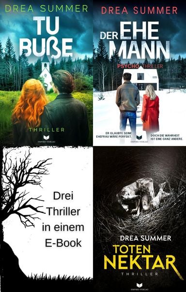 Produktbild: Drea-Summer-Thriller-Sammelband: Tu Bu&szlig;e, Der Ehemann, Totennektar