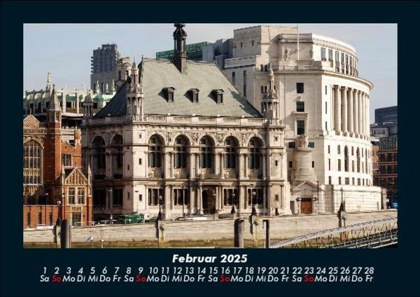 Produktbild: London 2025 Fotokalender DIN A5