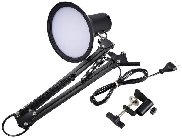 Produktbild: Renkforce RF-5846468 LED-Klemmleuchte 9W Schwarz