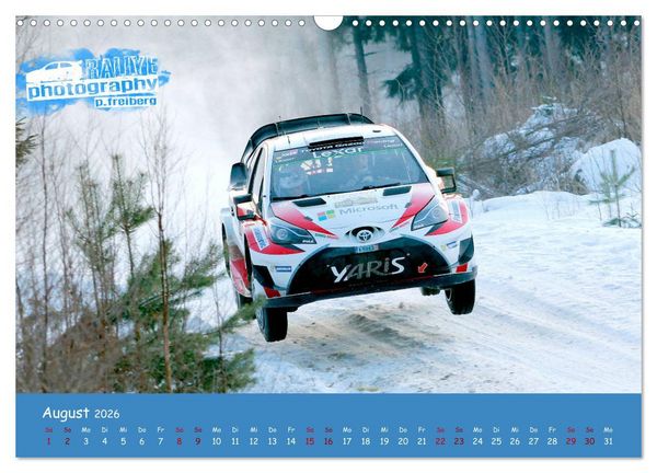 Produktbild: WRC Schweden White Open 2026 (Wandkalender 2026 DIN A3 quer), CALVENDO Monatskalender