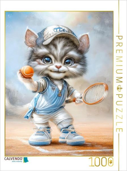 Produktbild: CALVENDO Puzzle Tennis - mein Leben | 1000 Teile Lege-Gr&ouml;&szlig;e 64x48cm Foto-Puzzle f&uuml;r gl&uuml;ckliche Stunden