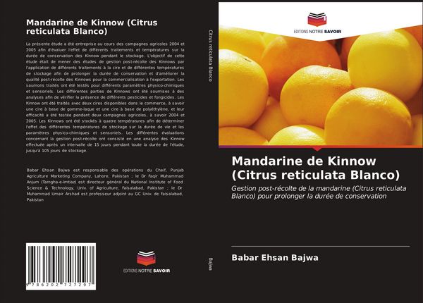 Produktbild: Mandarine de Kinnow (Citrus reticulata Blanco)