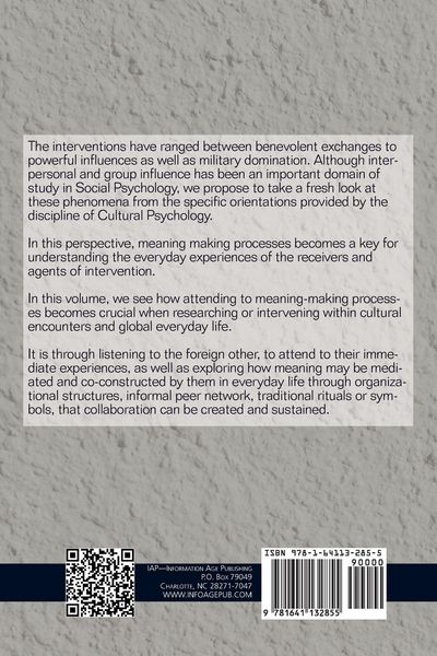 Produktbild: Cultural Psychology of Intervention in the Globalized World