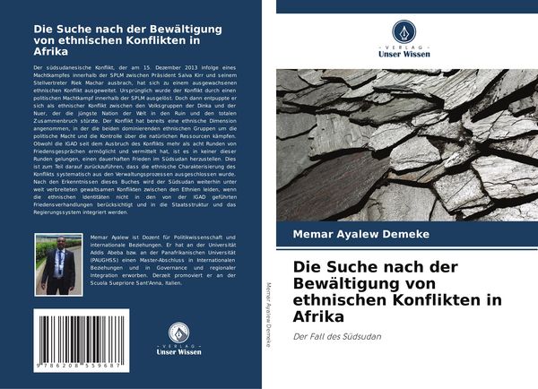Die Suche nach der Bewältigung von ethnischen Konflikten in Afrika, Taschenbuch von Memar Ayalew Demeke, Verlag Unser Wissen, 9786208559687