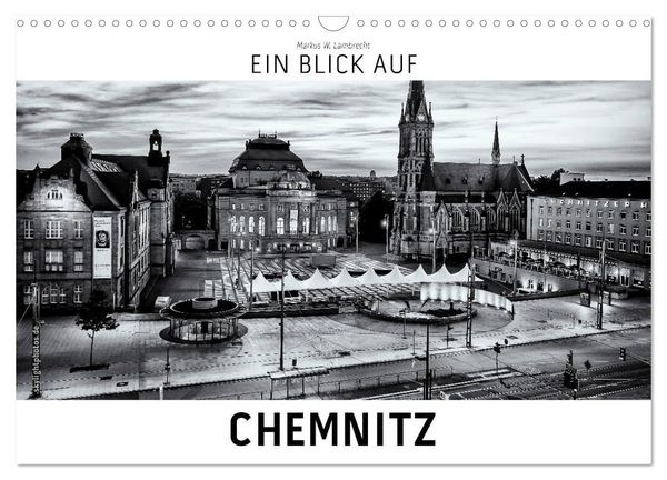 Produktbild: Ein Blick auf Chemnitz (Wandkalender 2026 DIN A3 quer), CALVENDO Monatskalender