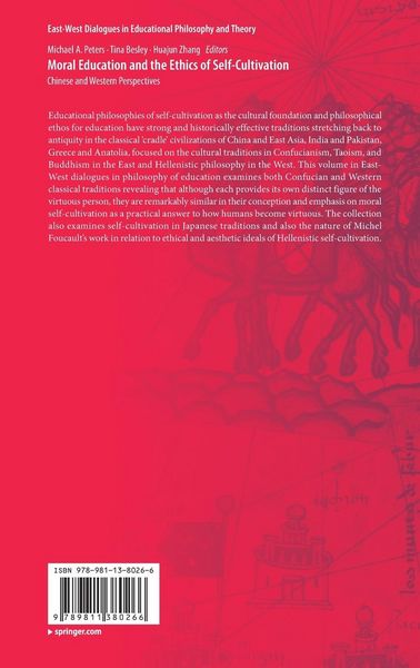 Produktbild: Moral Education and the Ethics of Self-Cultivation