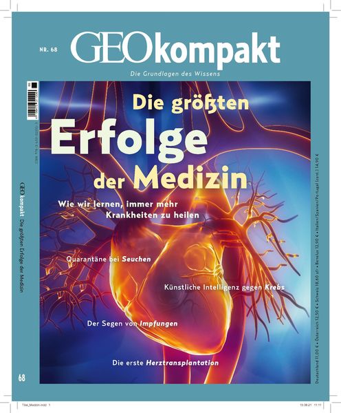 Produktbild: GEOkompakt / GEOkompakt 68/2021 - Die gro&szlig;en Durchbr&uuml;che in der Medizin