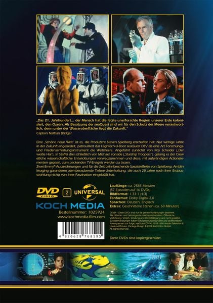 Produktbild: SeaQuest - Die komplette Serie (Keepcase) (16 DVDs)