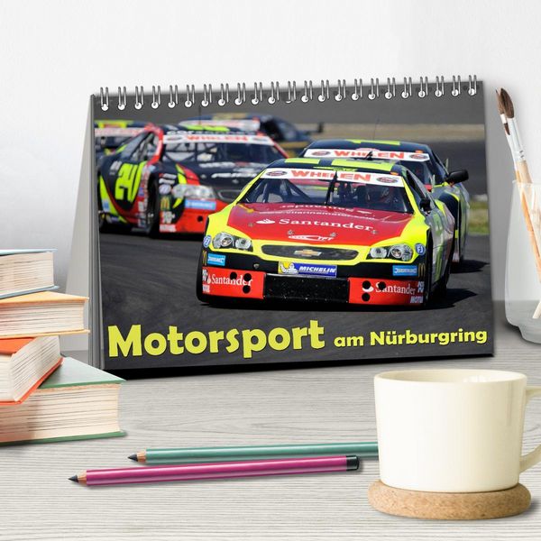 Produktbild: Motorsport am N&uuml;rburgring (Tischkalender 2026 DIN A5 quer), CALVENDO Monatskalender