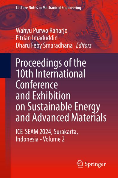 Produktbild: Proceedings of the 10th International Conference and Exhibition on Sustainable Energy and Advanced Materials